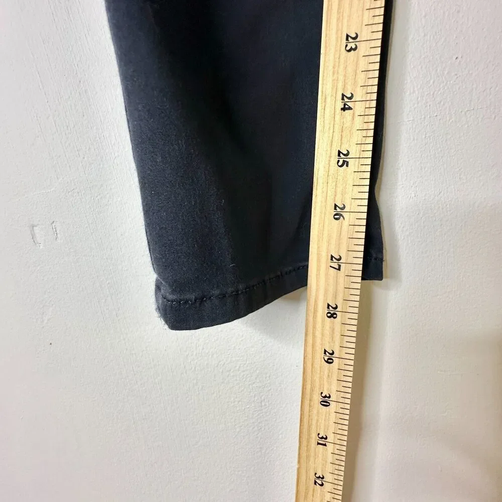 AG Adriano Goldschmied Jean Women 31 Black Legging Ankle Mid Rise Skinny Y2K